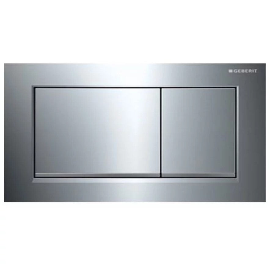 Geberit Omega30 Dual Flush Plate Polished Chrome 115.080.KH.1