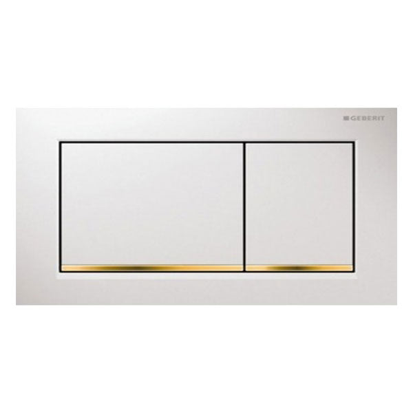 Geberit Omega30 Dual Flush Plate White Gold 115.080.KK.1