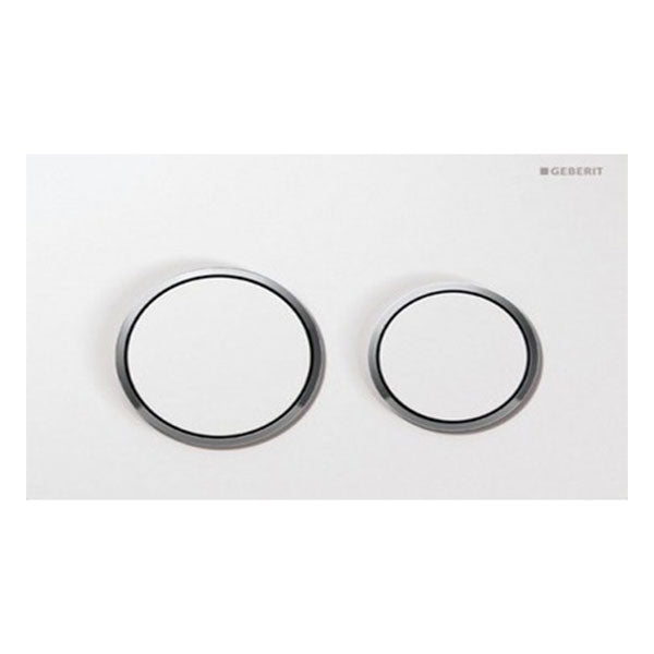 Geberit Omega20 Dual Flush Plate White 115.085.KJ.1