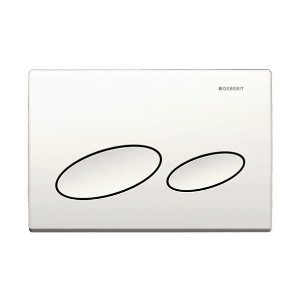 Geberit Kappa20 Dual Flush Plate White 115.228.11.1