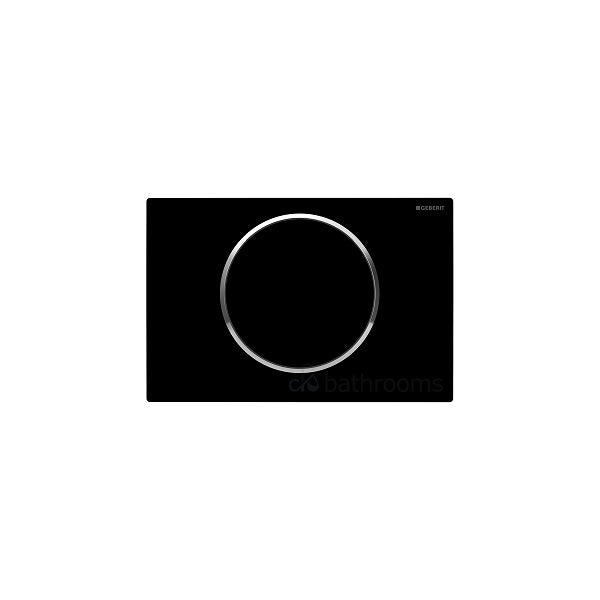 Geberit Sigma10 Single Flush Plate Black 115.758.KM.5