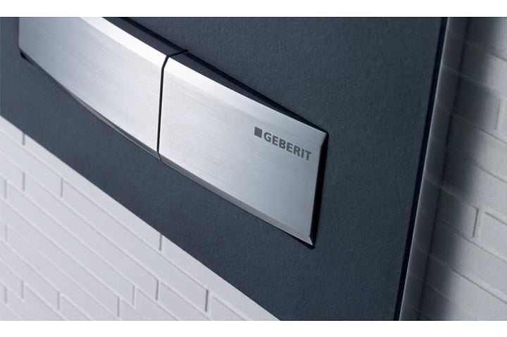 Geberit Sigma50 Jet Black Plastic Dual Flush Plate 115.788.DW.5