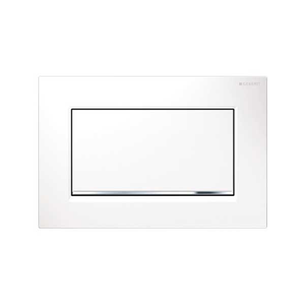 Geberit Sigma30 Single Flush Plate White Gloss 115.893.KJ.1