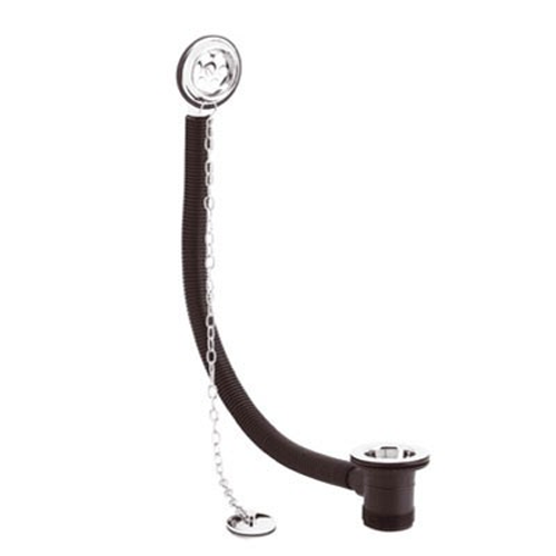 Chrome Retainer Bath Waste & O/flow + Plug
