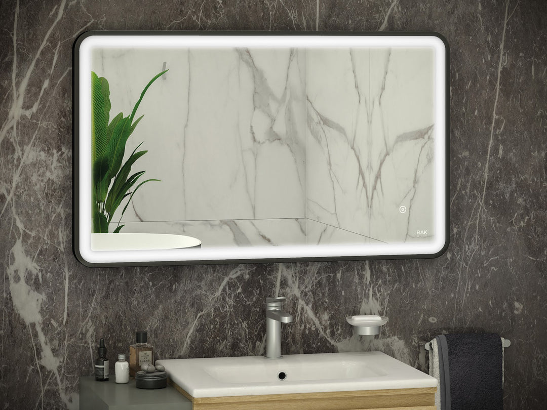 RAK Art Soft 600x1000 LED Mirror Black