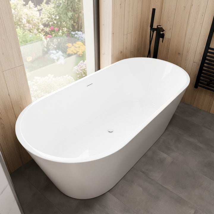Bella 1800mm Freestanding Modern Double Ended Bath