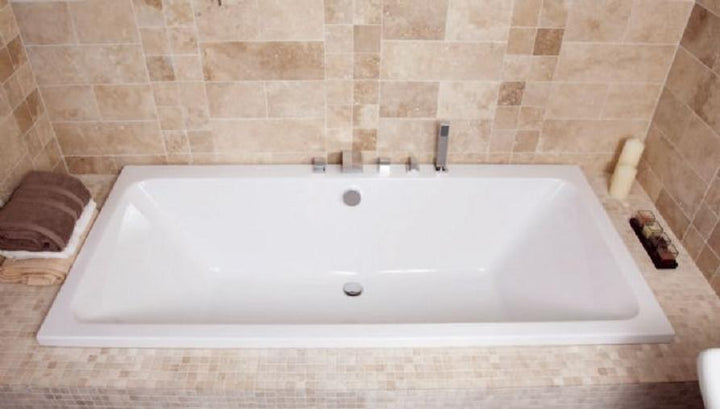 Synergy Berg Cubic 1700 x 700mm No Tap Holes Premier Finish Double Ended Bath