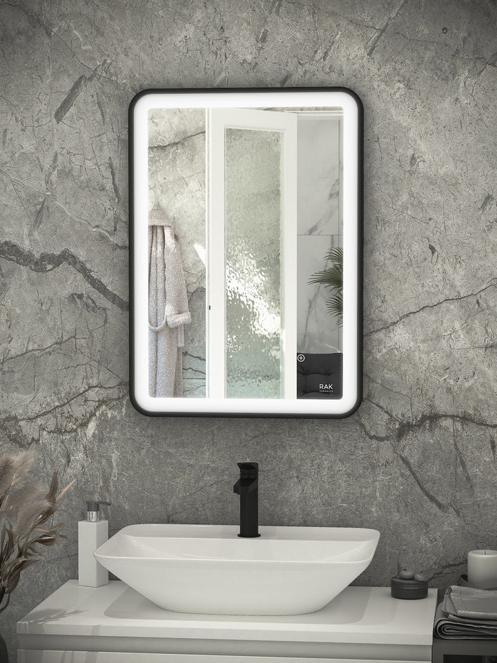 RAK Picture Soft 500x700 LED Mirror Black