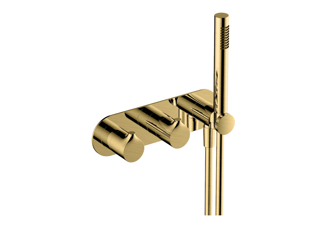 RAK Sorrento 2 Outlet Valve & Shower Kit Gld