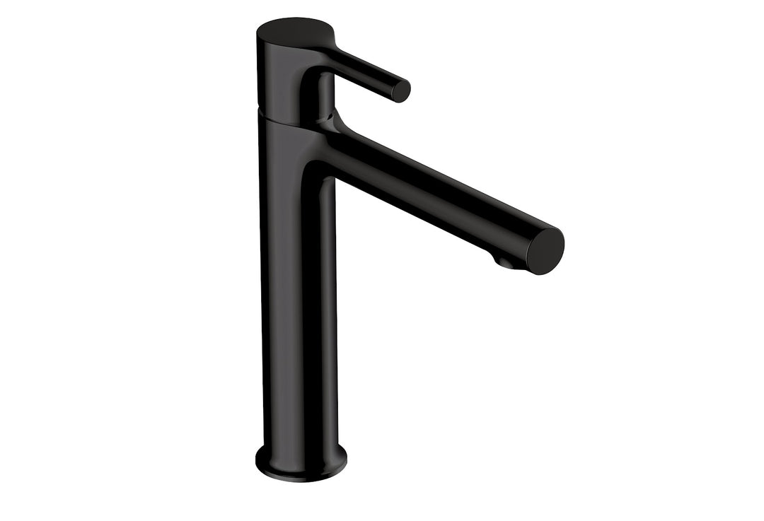RAK Sorrento Mid Height Basin Mixer Black