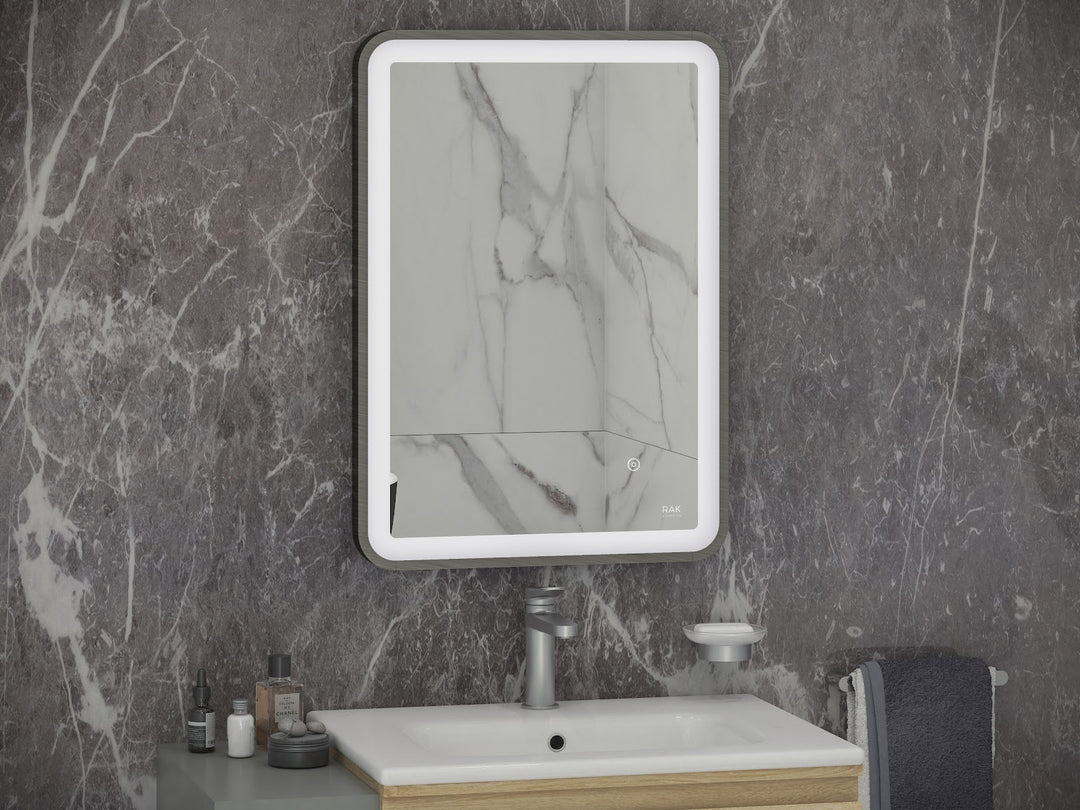 RAK Art Soft 500x700 LED Mirror Nickel