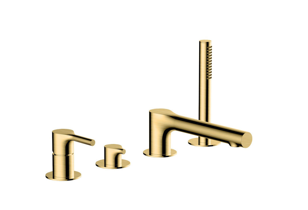 RAK Sorrento 4TH Bath Shower Mixer Gold