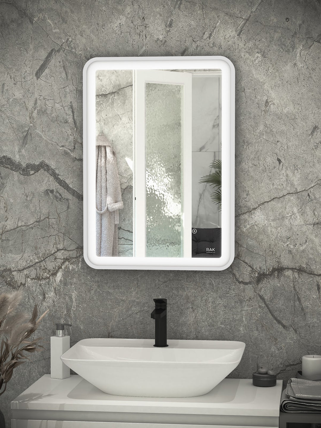 RAK Picture Soft 500x700 LED Mirror Chrome
