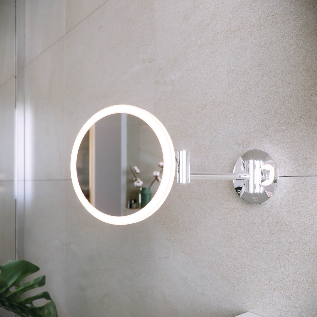 RAK Demeter Plus LED Round Mirror 3x Magnify