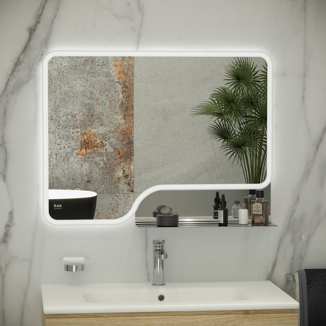 RAK Ornate 600x800 LED Mirror Chrome