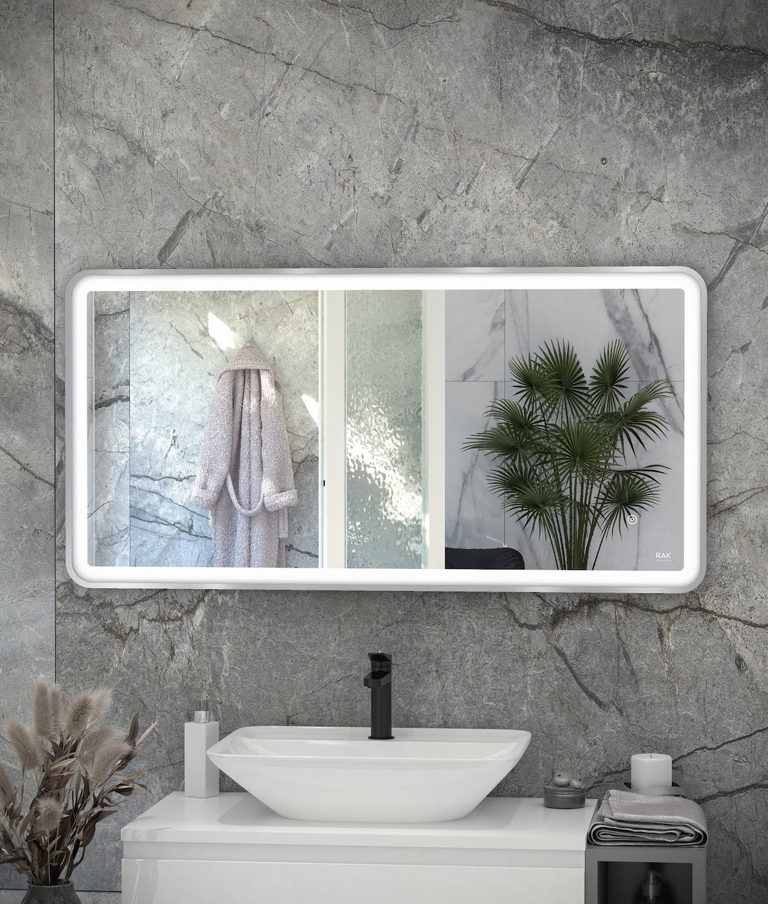 RAK Picture Soft 600x1000 LED Mirror Chrome