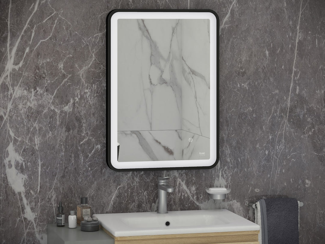 RAK Art Soft 500x700 LED Mirror Black