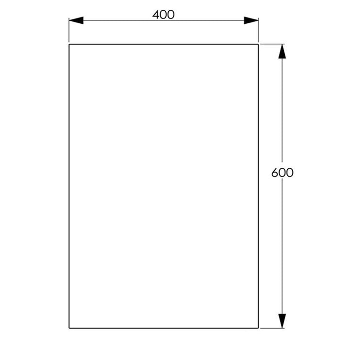 400x600mm Rectangular Mirror
