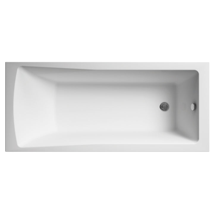 1700mm Single Ended Straight Bath