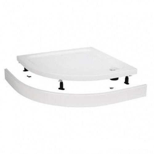 Hydro45 1000 x 800mm White Offset Quad Left Hand Tray
