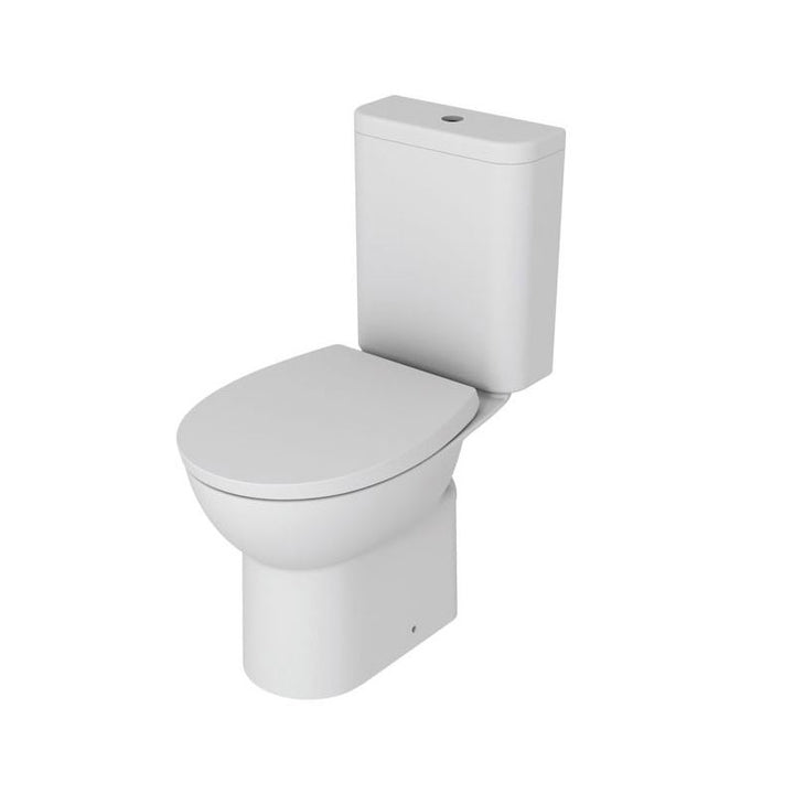 Modern Close Coupled Rimless Toilet & Soft Close Seat