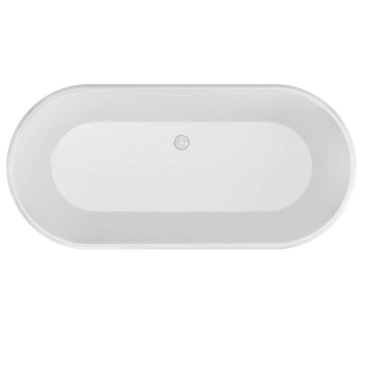 Reed 1650mm Freestanding Bath Inc Waste- REED1650