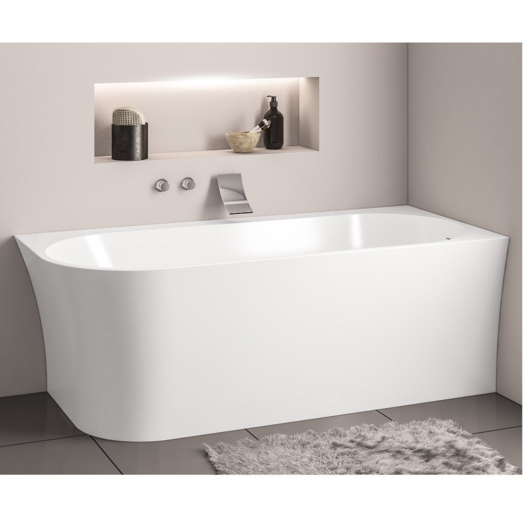 Clitheroe 1650x750 Freestanding Corner Bath - Right Hand- CLITHER1650RH