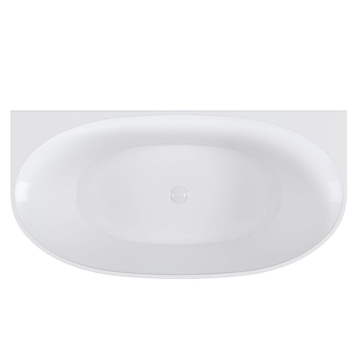 Grassmere Back To Wall Freestanding Bath 1500x750mm- GRASS1500