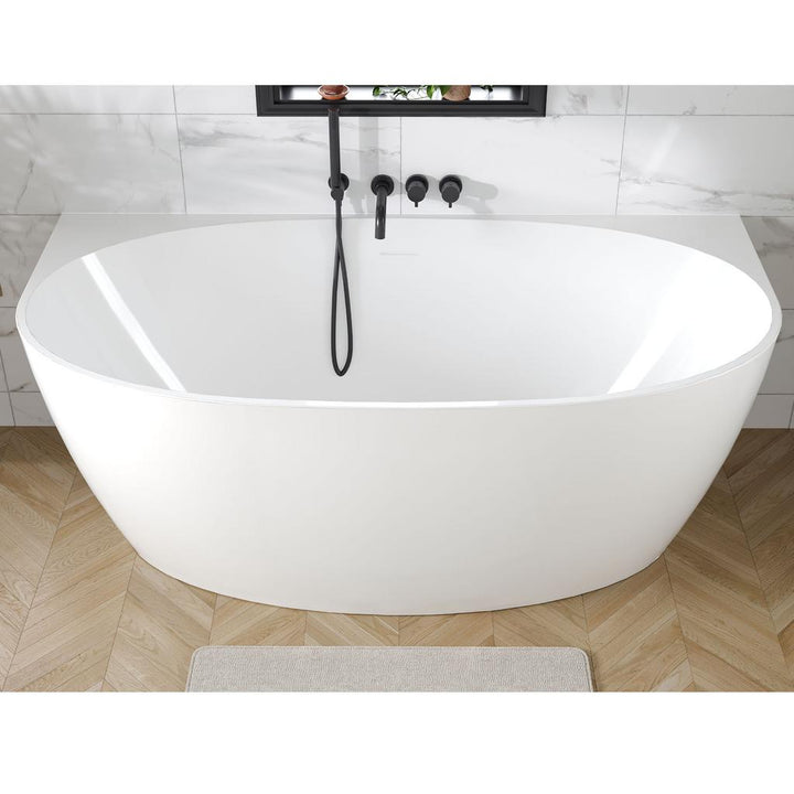 Grassmere Back To Wall Freestanding Bath 1500x750mm- GRASS1500