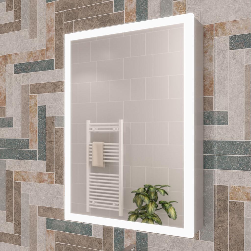 Cassio 500x700mm 1 Door LED Mirror