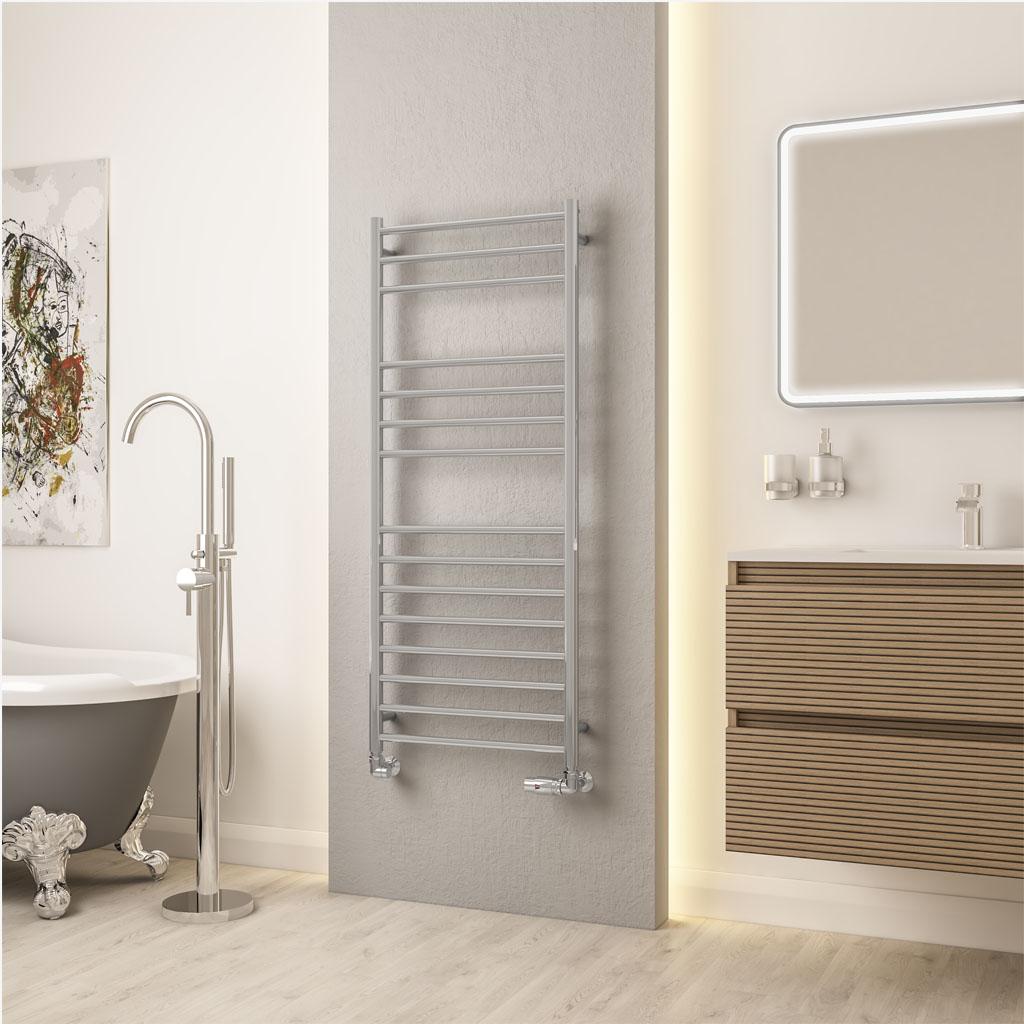 Violla II 1210 x 500 Stainless Steel Towel Rail