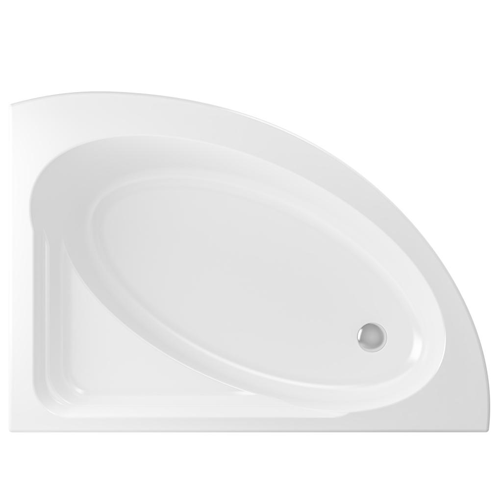 Lundy Offset Corner Bath 1500x1040 LH (400) 5mm
