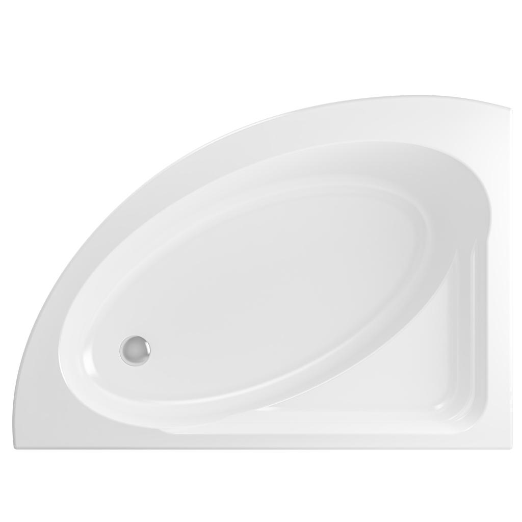 Lundy Offset Corner Bath 1500x1040 RH (400) 5mm
