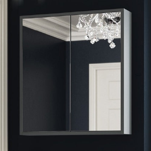 Synergy Henbury 800mm Mirror Cabinet - Grey