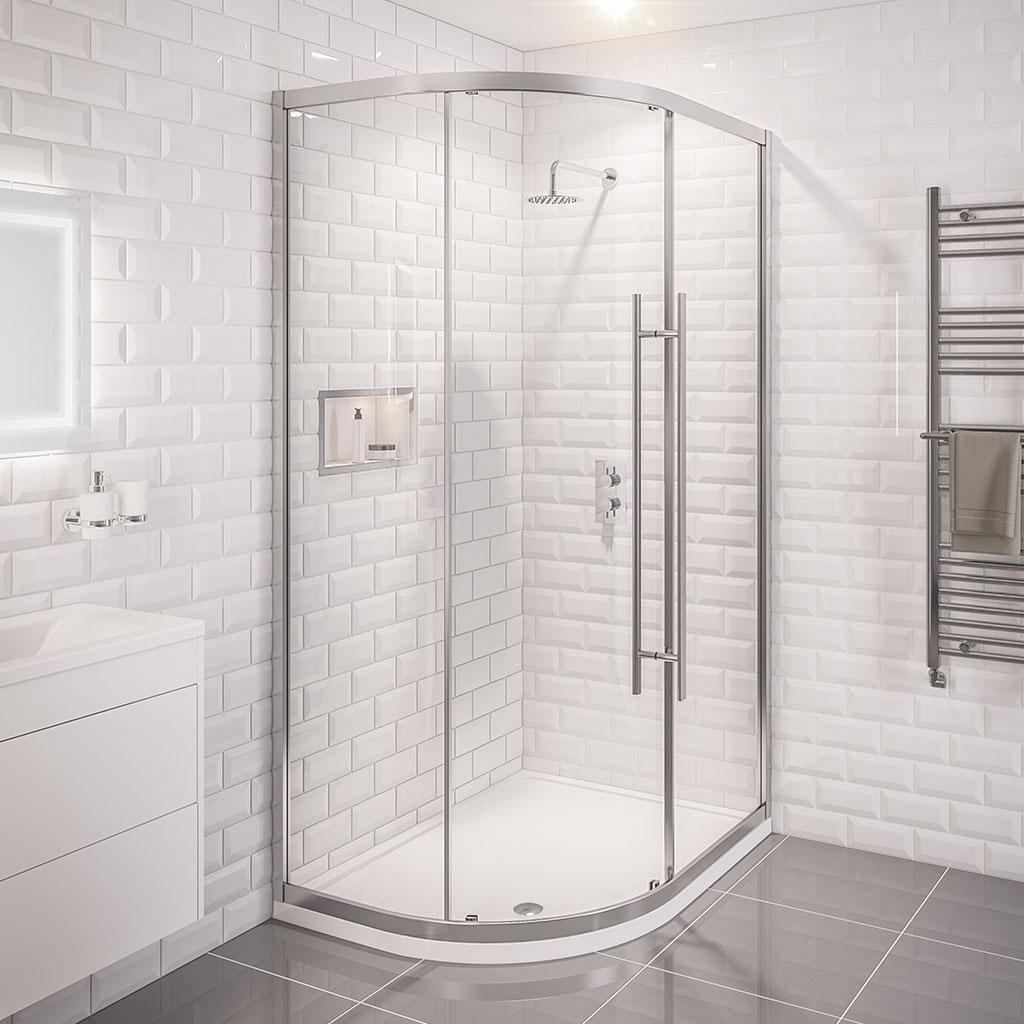 Vantage 2000 easy clean offset quadrant 1100 x 800- 49.0075
