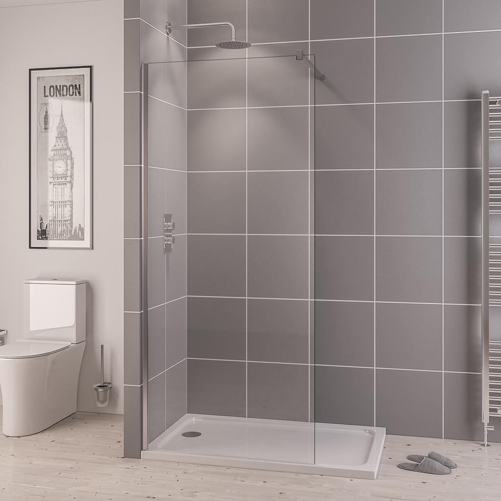 Vantage 2000 6mm Walk In Wetroom Panel 760 x 2000