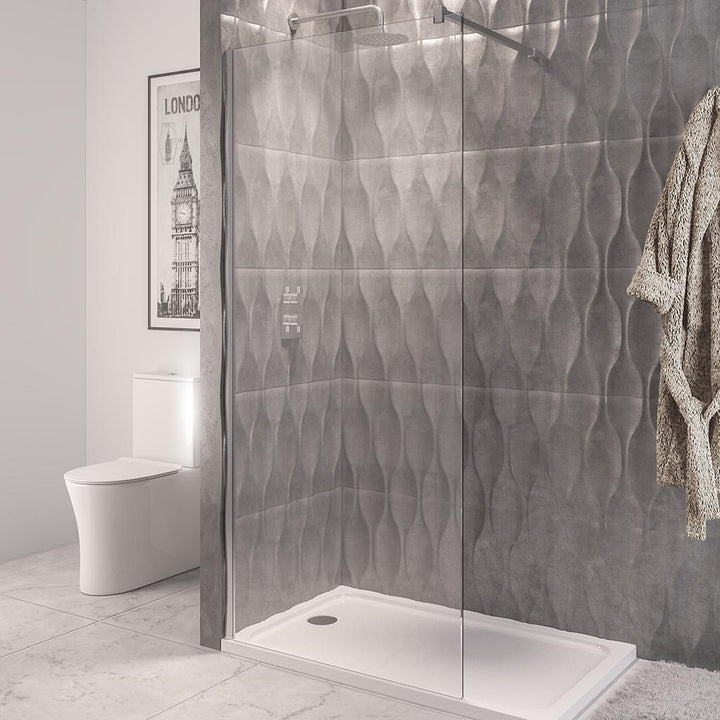 Vantage 2000 8mm Walk In Wetroom Panel 900 x 2000