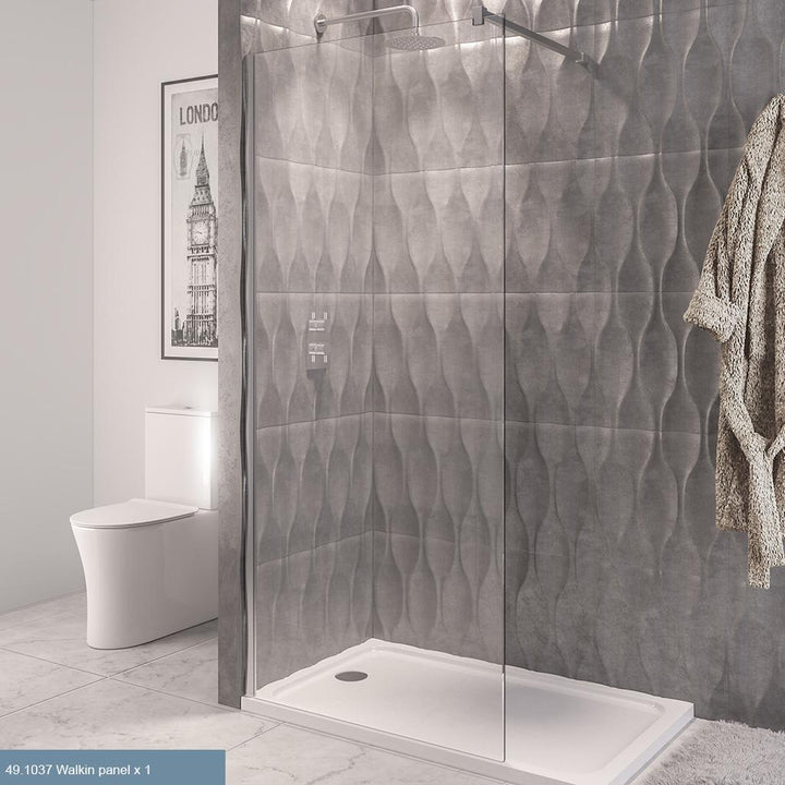 Vantage 2000 8mm Walk In Wetroom Panel 1400 x 2000