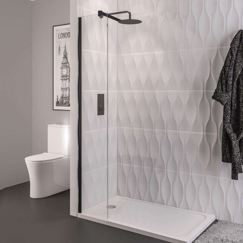 Vantage 2000 8mm Walk In Wetroom Panel 300 x 2000