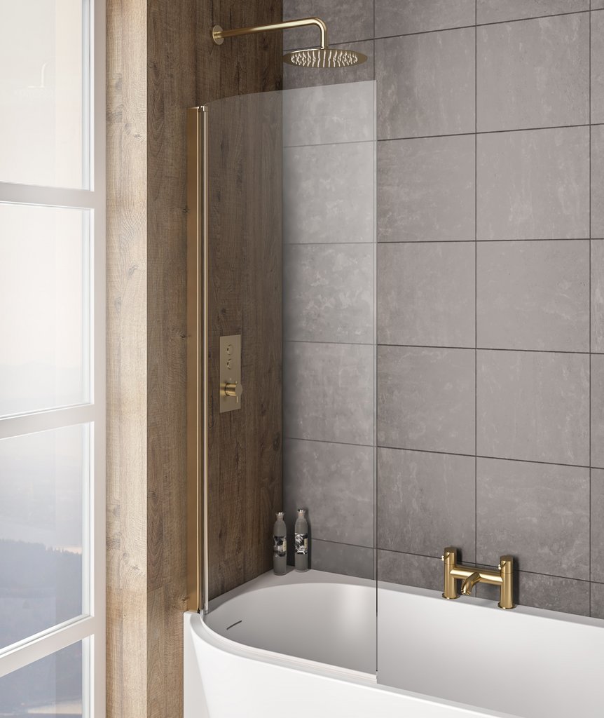Bray LH 6mm Bath Screen- 49.2016