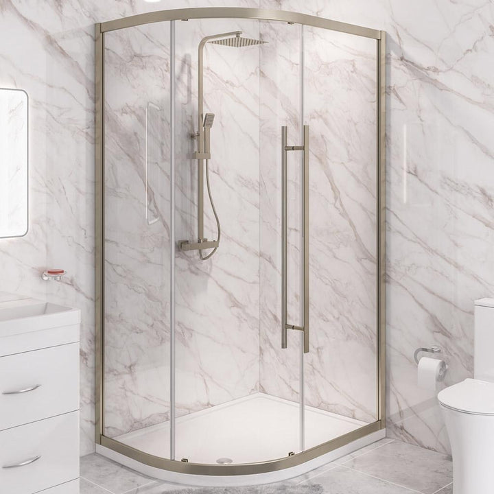 Vantage 2000 Easy Clean Offset Quadrant 900x800mm- 49.5029