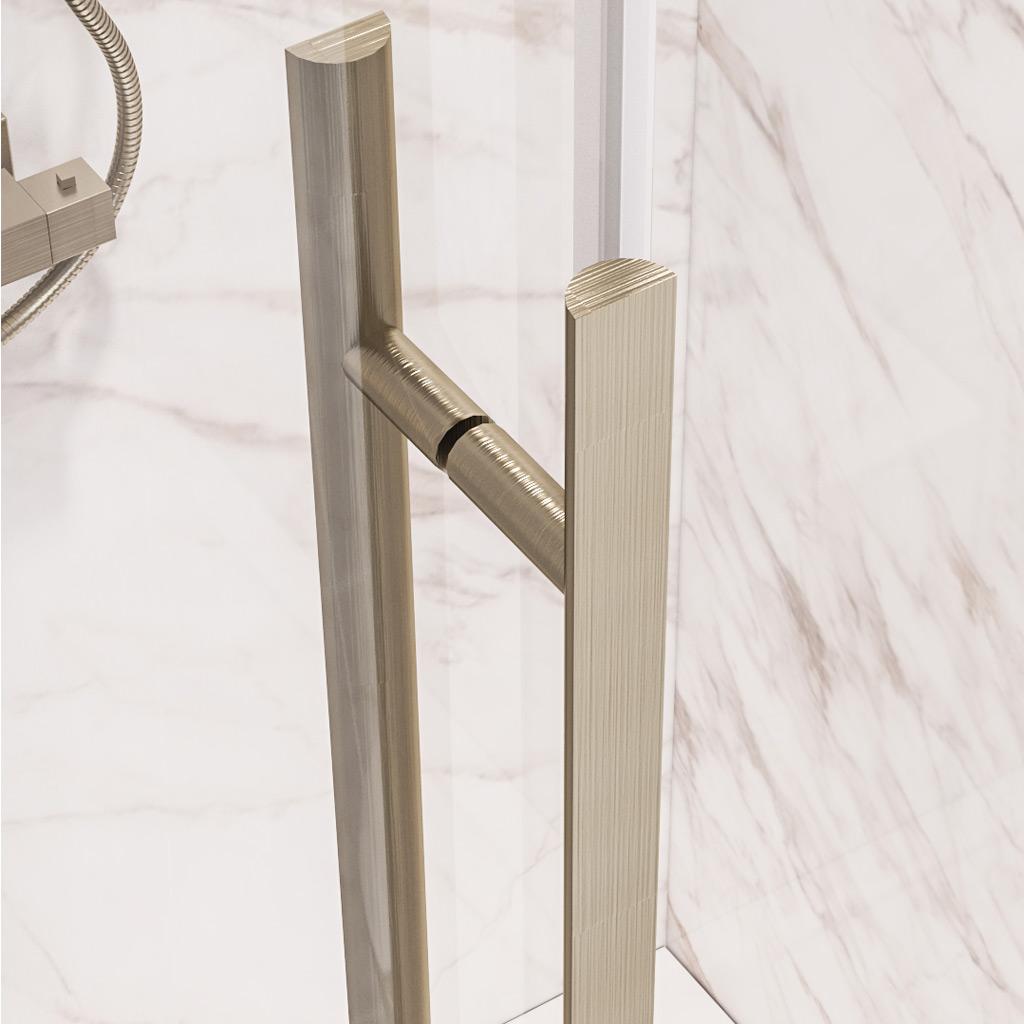 Vantage 2000 Easy Clean Offset Quadrant 1100x760mm- 49.5034