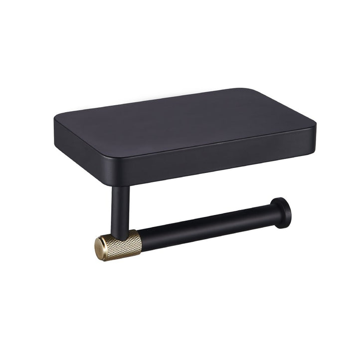 Catania Toilet Roll Holder with Shelf- 52.502