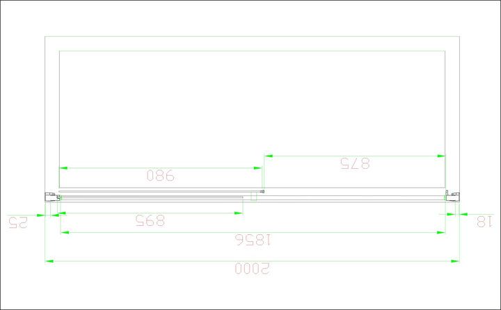 Volente 2000 Slider Frosted