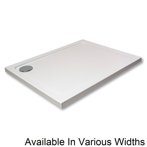 Hydro45 1600 x 700mm White Rectangular Shower Tray