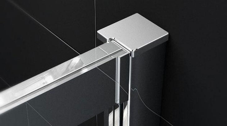 Single Sliding Shower Door 1000mm - Kaso 6 by Voda Design (6mm Thick)