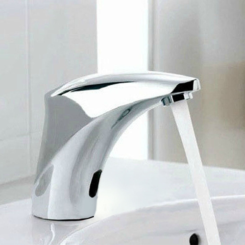RAK Ceramics Compact Commercial Deck Mounted Alfa Infra Red Basin Mixer Tap