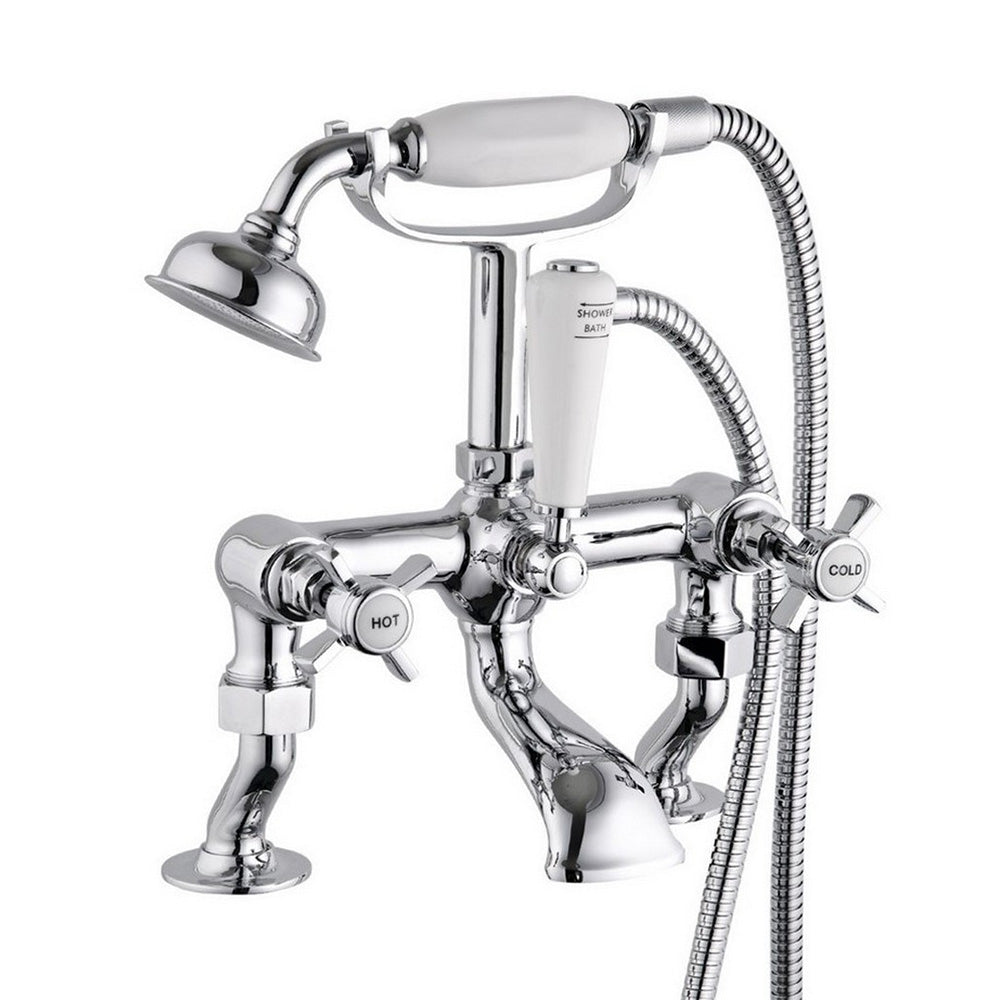 Aquadart 9135 Bayswater Cranked Bath Shower Mixer