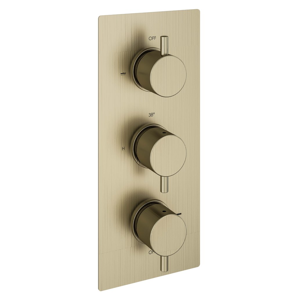 Meriden Concealed Triple Thermostic Shower Valve - 98.2076