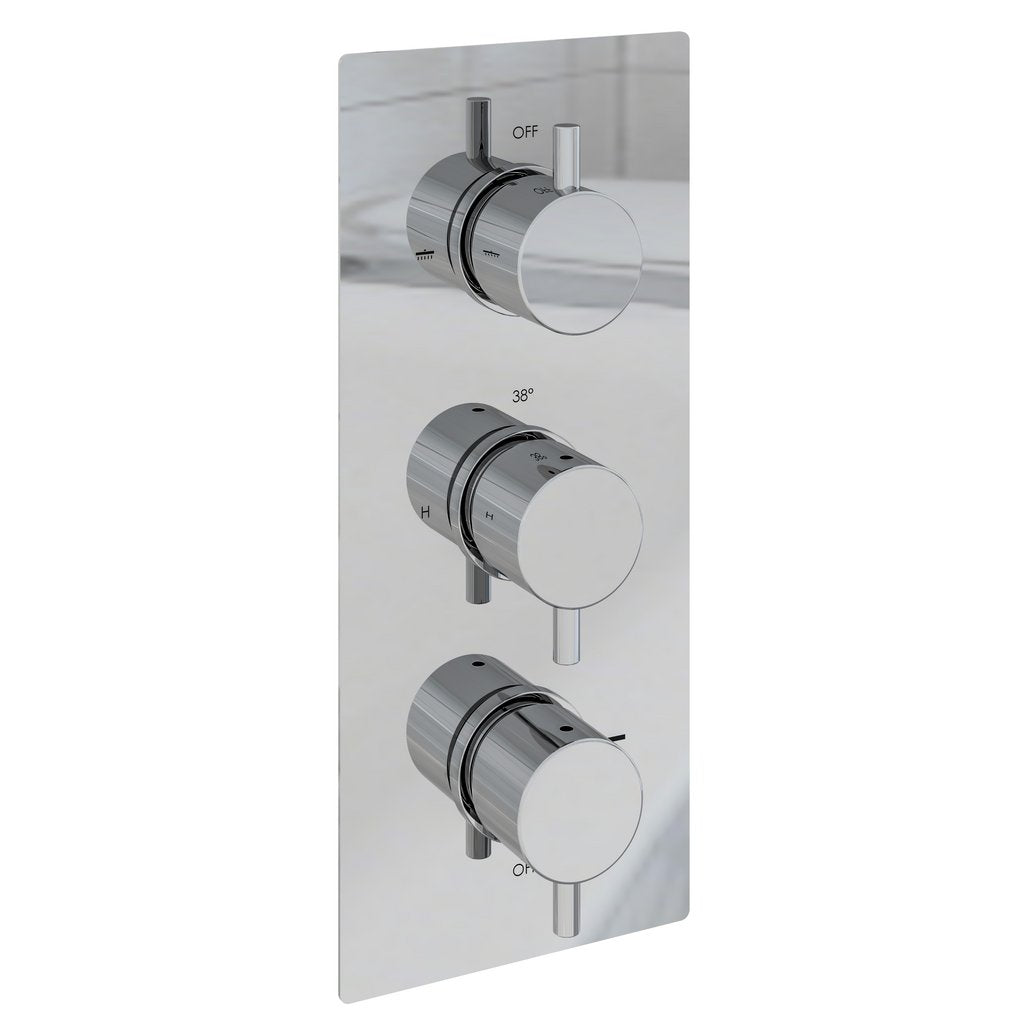 Meriden Concealed Triple Thermostic Shower Valve - 98.2074